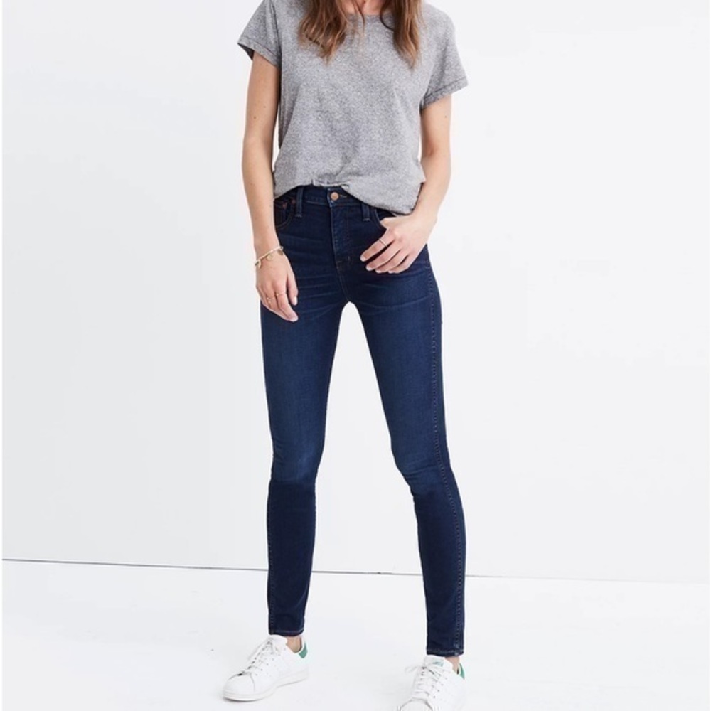 Madewell High Rise Distressed Skinny Jeans Sz 29